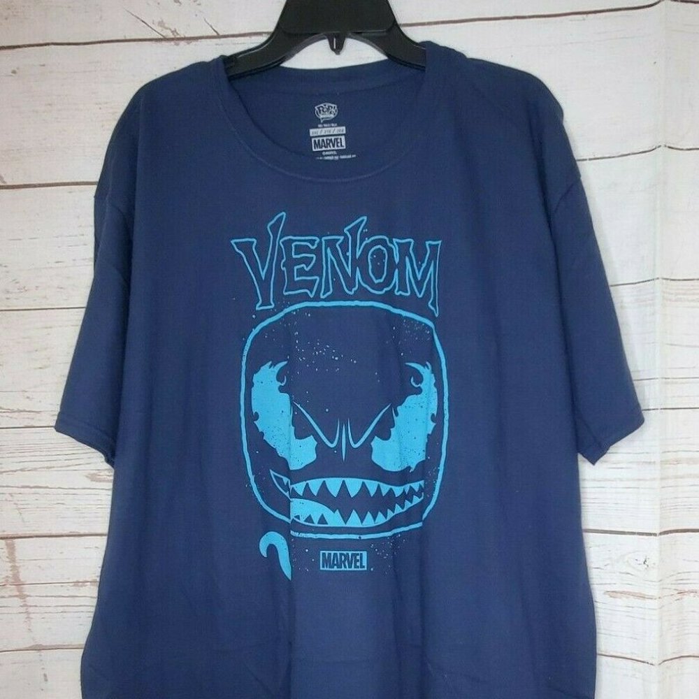 POP! Tee Marvel %100 Cotton Venom Graphics T Shirt